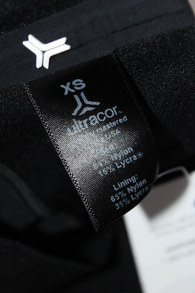 Ultracor Women's High Rise Star Print Activewear Leggings Black Size XS