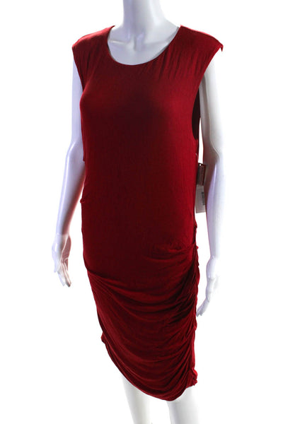 Rachel Rachel Roy Womens Sleeveless Double Lined Shift Dress Red Size XL