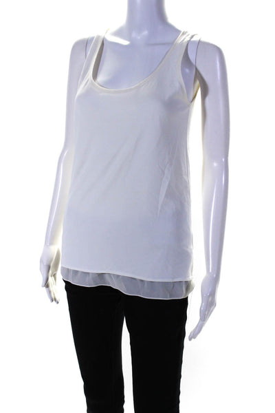 Ralph Lauren Black Label Womens Layered Pullover Tank Top White Size Medium