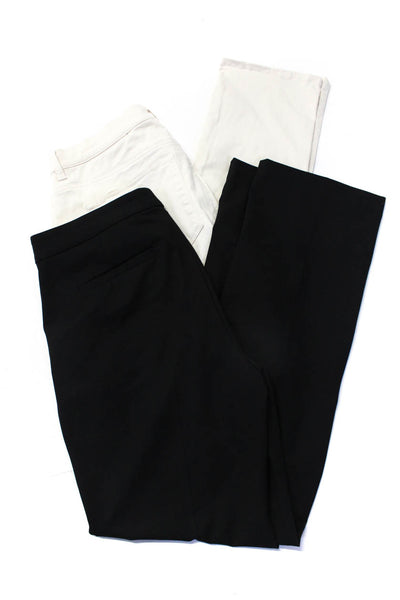 Lauren Ralph Lauren Womens Straight Dress Pants Black Cream Size 10 14 Lot 2