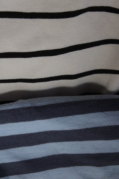 Everlane T Tahari Womens Striped Tank Top Shirt Blue Cream Black Size S L Lot 2