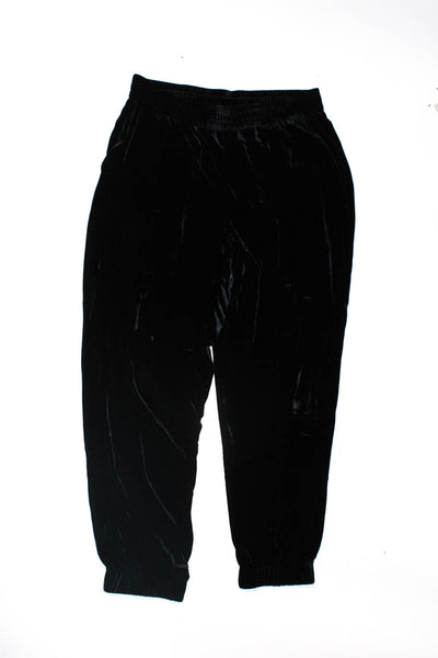 Banana Republic Womens Velvet Pants Maxi Skirt Black Size Medium Small Lot 2