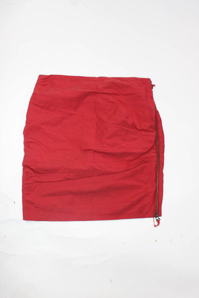 Tracy Reese Womens Mini Skirts Red Black Size Medium 8 Lot 2