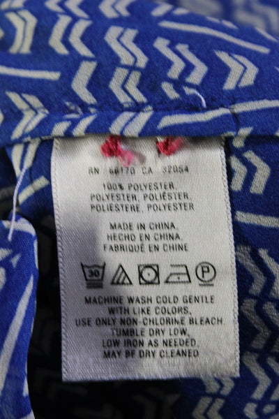 HD In Paris Point Sur Womens Long Sleeves Tops Blue White Size 6 Small Lot 2
