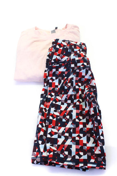 Sweaty Betty Womens Capri Leggings Long Sleeve Top Multicolor Pink Size XS Lot 2