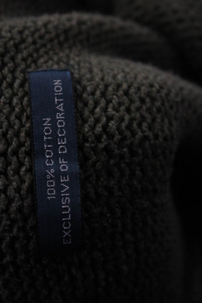 Polo Ralph Lauren Mock Neck Long Sleeves Ribbed Hem Sweater Green Size S Lot 2