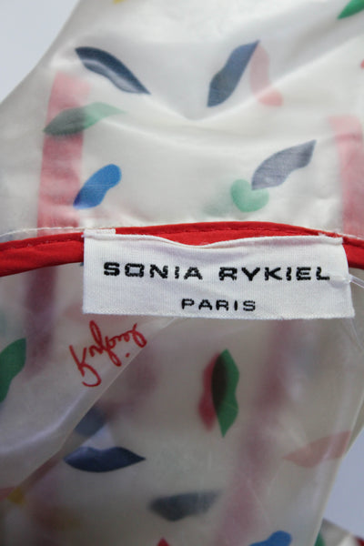Sonia Rykiel Girls Spotted Print Full Zip Hooded Rain Jacket Clear Size 10