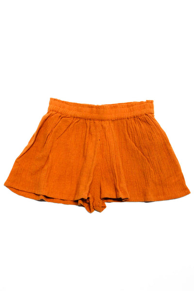 Suzie Kondi Girls Elastic Waist Gauze Casual Short Autumn Maple Size 8