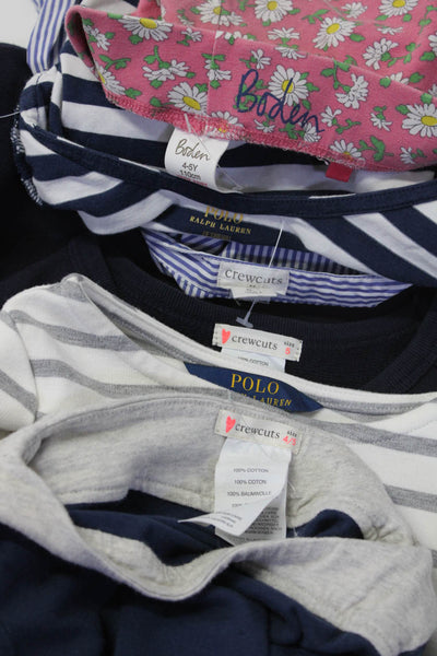 Crewcuts Polo Ralph Lauren Boden Girls Blue Long Sleeve Dress Size 5 4 6 LOT 6