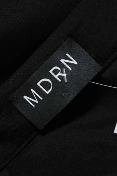 Modern Citizen Womens Belt Looped Lined Mid-Calf Wrap Front Skirt Black Size XL