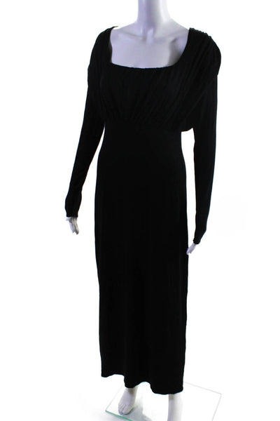 Modern Citizen Womens Jersey Knit Square Neck Empire Waist Dress Black Size S