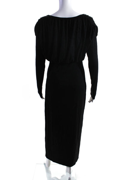 Modern Citizen Womens Jersey Knit Square Neck Empire Waist Dress Black Size S