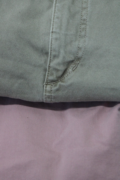 Joes J Brand Womens Cotton Cargo Skirt Skinny Jeans Green Pink Size 28 29 Lot 2