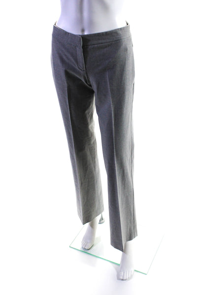 Helmut Lang Women's Cowl Neck Sleeveless Silk Blouse Gray Size  P