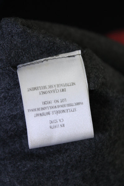 Helmut Lang Women's High Neck Sleeveless Expose Zip Mini Dress Gray Size S