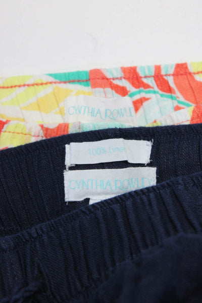 Cynthia Rowley Womens Pants Multi Colored Blue Size Small Extra Small Lot 2
