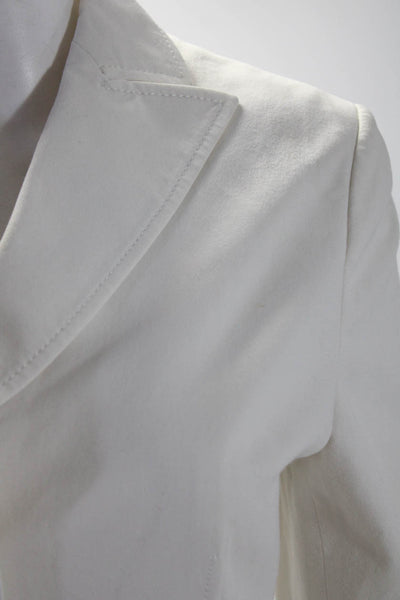 John Elliott Women's Long Sleeves Button Up Pockets Bomber Jacket Beige Size 2