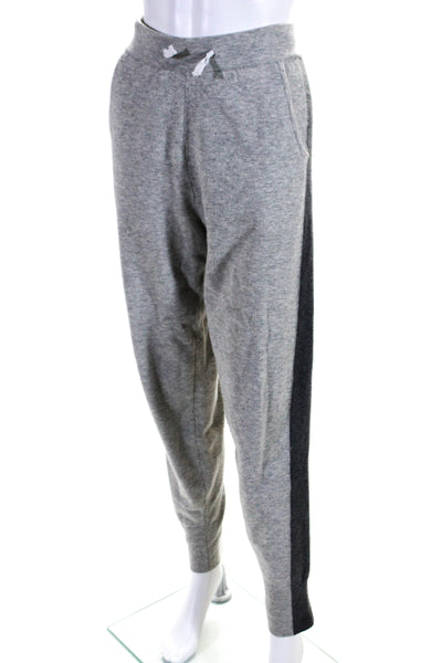 Derek Lam Denim Womens Wool 2 Tone Drawstring Sweatpants Pants Gray Size XS