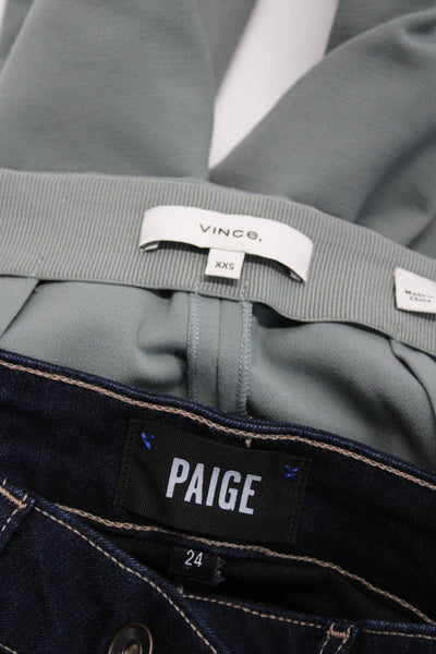 Paige Vince Womens Blue Dark Wash Mid-Rise Skinny Leg Jeans Size 24 XXS lot 2