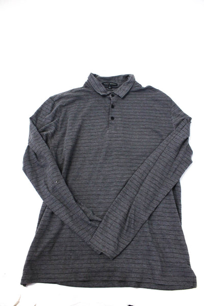 Robert Barakett Peter Millar Mens Polo Shirt Pullover Gray Size L M Lot 2
