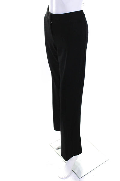 Derek Lam Womens Zipper Fly Pleated Flare Leg Dress Pants Black Size 8