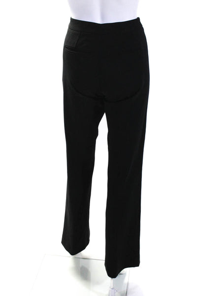 Derek Lam Womens Zipper Fly Pleated Flare Leg Dress Pants Black Size 8