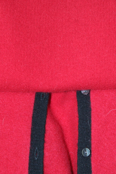 Peck & Peck In Cashmere Womens Cashmere Sweaters Top Red Size L Lot 2