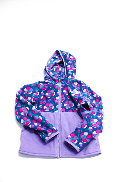 The North Face Crewcuts Hatley Girls Jackets Coat Purple Blue Size 4T 4-5 Lot 3