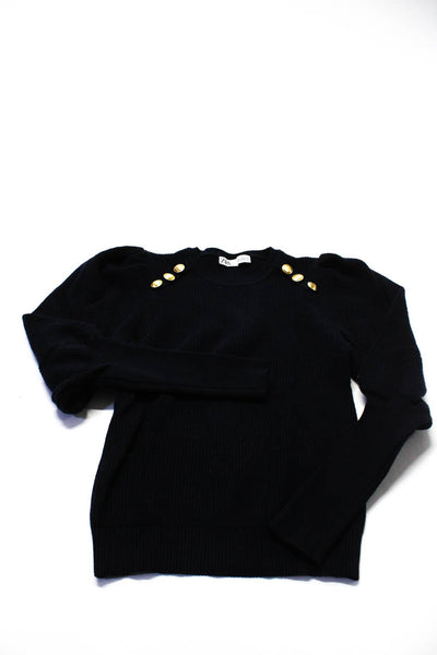 Robertson + Rodeo Zara Womens Striped Knitted Sweater Black Size S M Lot 2
