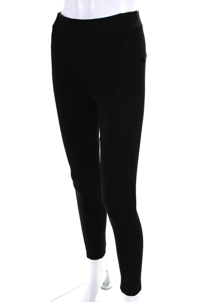 AYR Womens Darted Elastic Waist Slip-On Athletic Leggings Black Size M