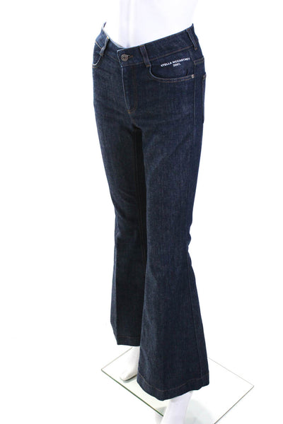 Stella McCartney Women's Midrise Five Pockets Dark Wash Bootcut Pant Size 24