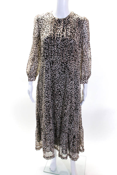 Zara Womens Animal Abstract Print Dresses White Black Size Extra Small Lot 2