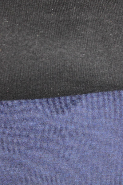 Piattelli Men's Mock Neck Long Sleeves Quarter Zip Sweater Blue Size L Lot 2