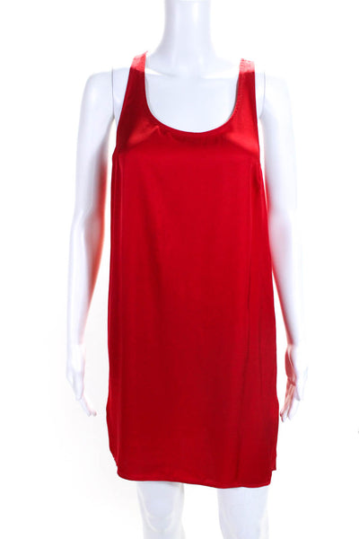 Nation LTD Womens Sleeveless Scoop Neck Pullover Slip Tank Dress Red Size S