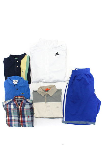 Polo Ralph Lauren Lacoste Boss Hugo Boss Boys Navy Polo Shirt Size 7 6 12 L lot6