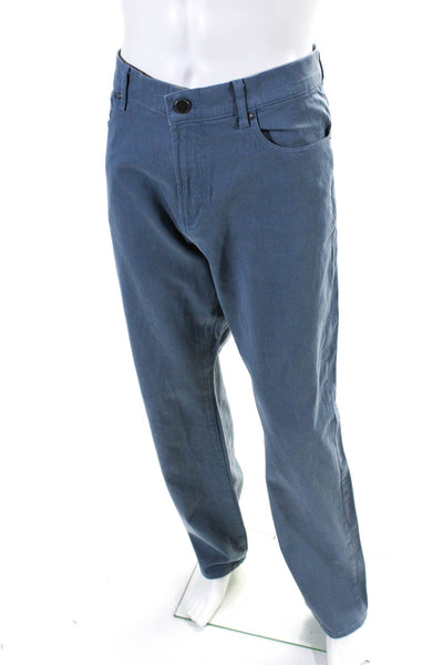 DL 1961 Mens Cotton Buttoned Zipped Straight Leg Colored Pants Blue Size EUR40