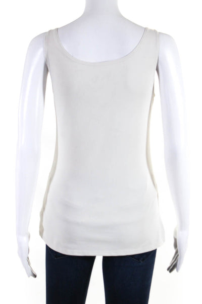 Van Heusen Womens Pullover Stretch Tank Top White Size Small