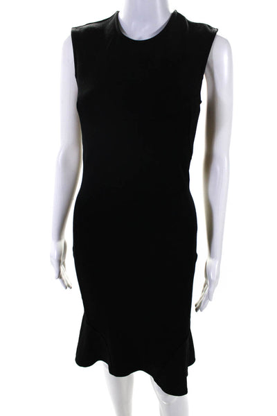 Torn by Ronny Kobo Womens Sleeveless Round Neck Short Bodycon Dress Black Size S