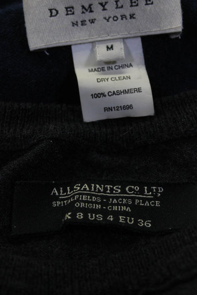 Demylee Allsaints CO Ltd Womens Cardigan Sweater Tops Blue Gray Size M 4 Lot 2
