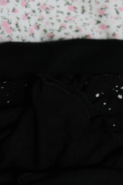 Flowers by Zoe Girls Mini Skirts Ruffled Skirt Sets Black White Size M L Lot 4