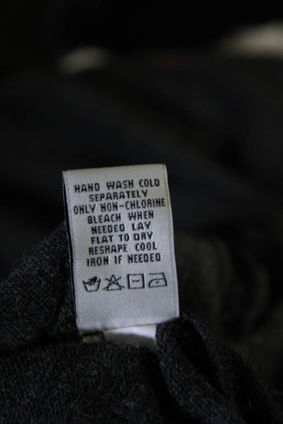 ABS by Allen Schwartz Womens Asymmetrical Waterfall Knit Jacket Gray Size XS