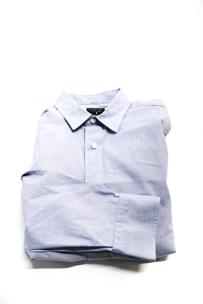 Crewcuts Boys Cotton Long Sleeve Button Down Shirt Blue Size 10 Lot 5