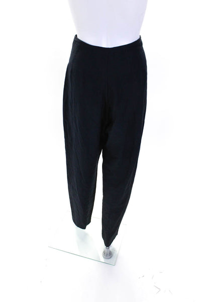 The Sei Womens High Waist Tapered Slim Leg Flat Front Pants Navy Blue Size 2