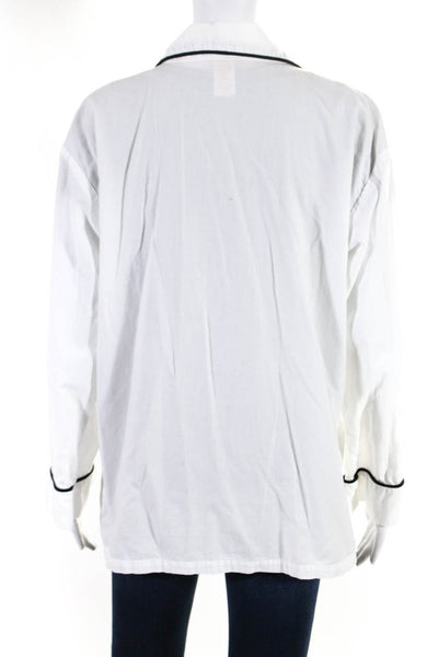 LNA Bed Head Womens Tee Shirt Pajama Shirt Black White wSize Small Medium Lot 2
