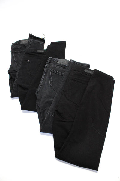 Zara Blank NYC Womens Stripe Sequined Skinny Jeans Pants Black Size 2 4 27 Lot 4