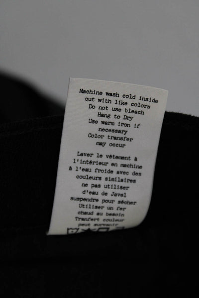 Rag & Bone Women's Midrise Button Fly Straight Leg Denim Pant Black Size 33