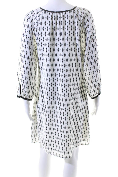 Sanctuary Banana Republic Womens Spotted Buttoned Dresses White Size M 10 Lot 2