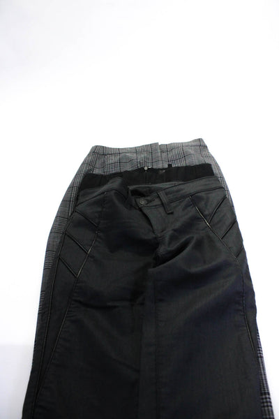 J Crew Rag & Bone/Jean Womens Plaid Dress Pants Jeans Size 0 26 2 Lot 3