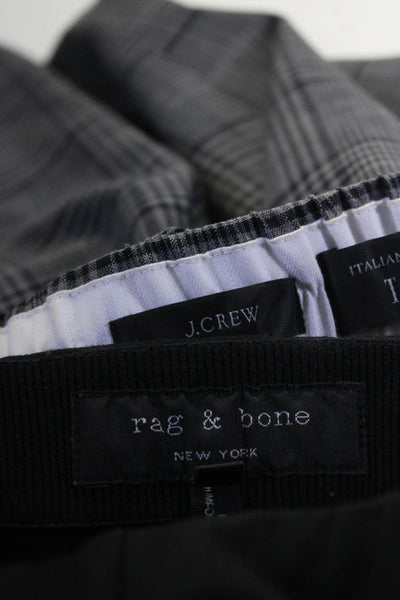 J Crew Rag & Bone/Jean Womens Plaid Dress Pants Jeans Size 0 26 2 Lot 3