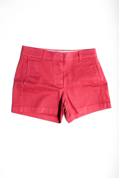 J Crew MWL Womens Khaki Shorts Skirt Pink Blue Size 2 Extra Small Lot 4